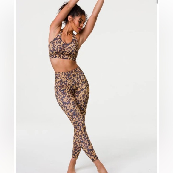 Onzie High Basic Tortoise Shell Leggings - Picture 1 of 7